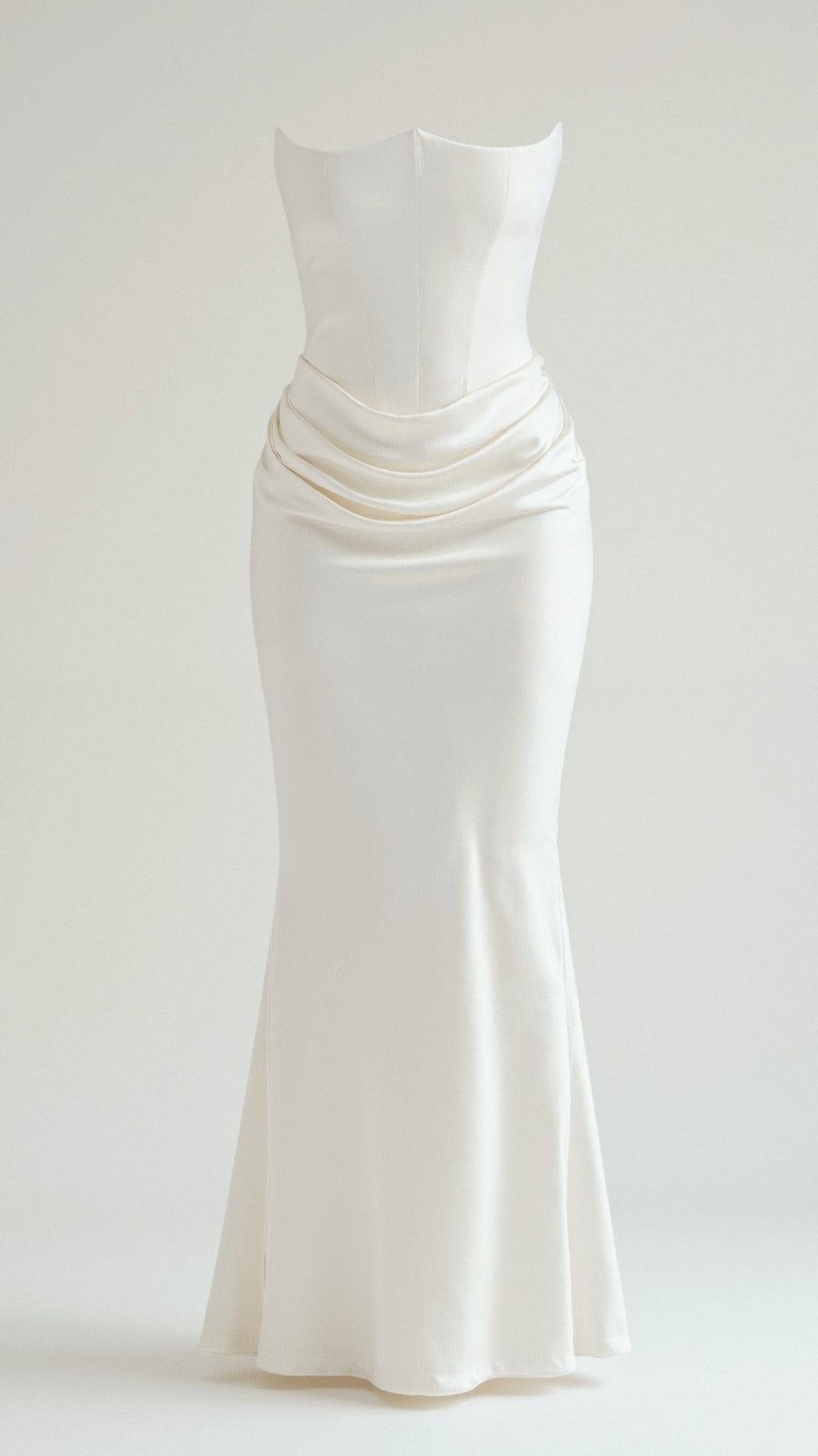 Celine | Women’s Sleek Column Wedding Guest Maxi Dress