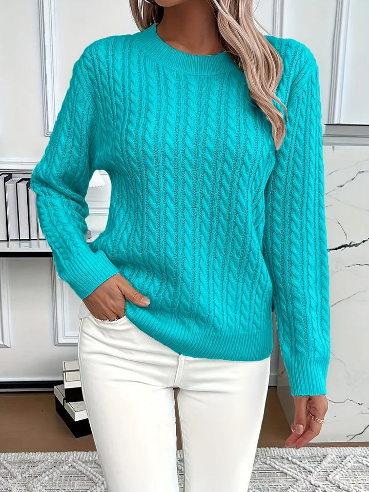 Livia | Classy Cable Knit Sweater