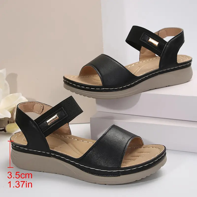 LIORA | CUSHIONED ORTHOPEDIC WEDGE SANDALS