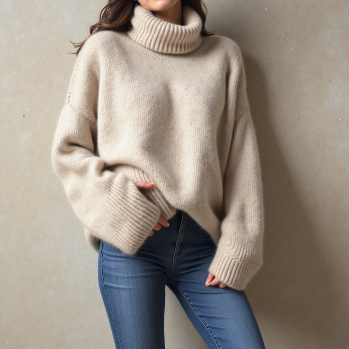 Liora | Oversized Cozy Turtleneck Sweater