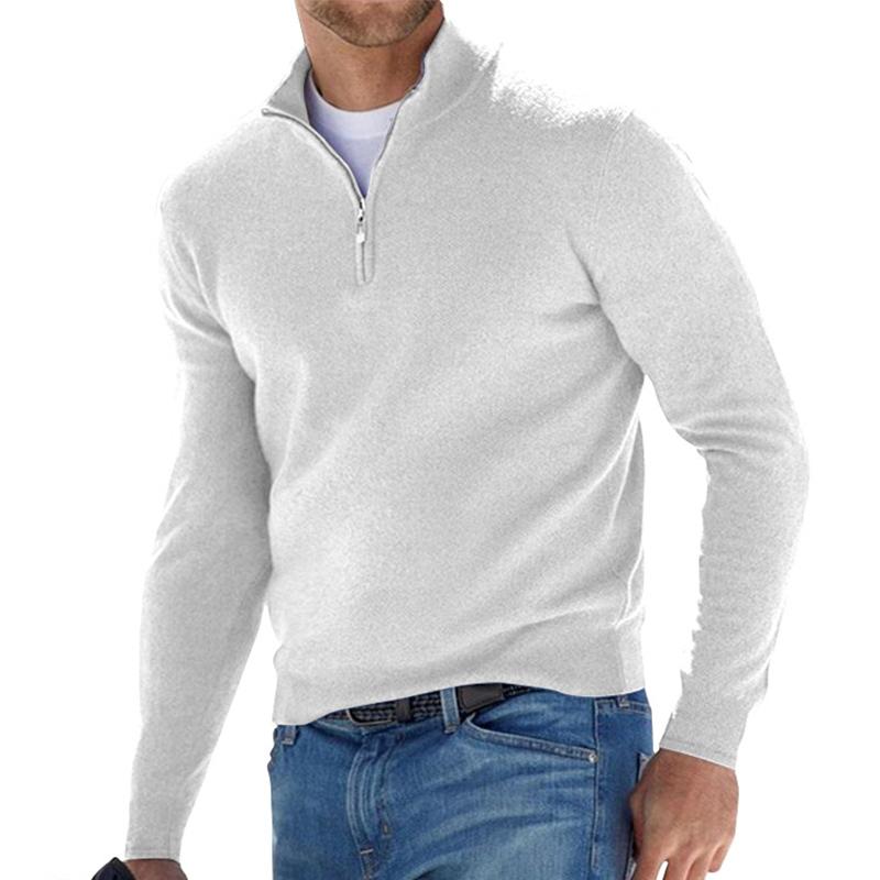 Half-Zip Men’s  Knit Pullover Sweater