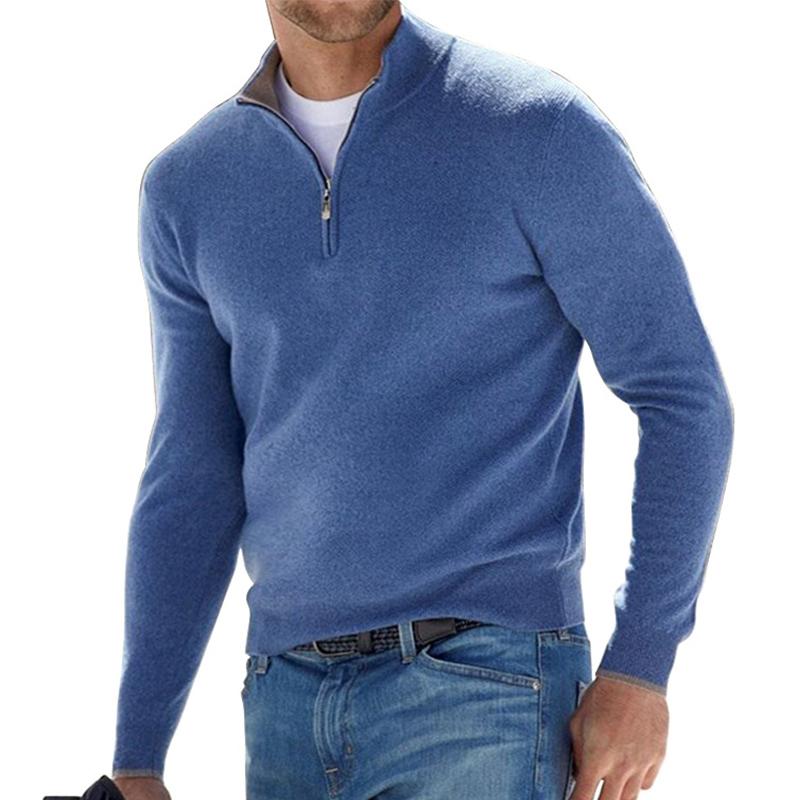 Half-Zip Men’s  Knit Pullover Sweater