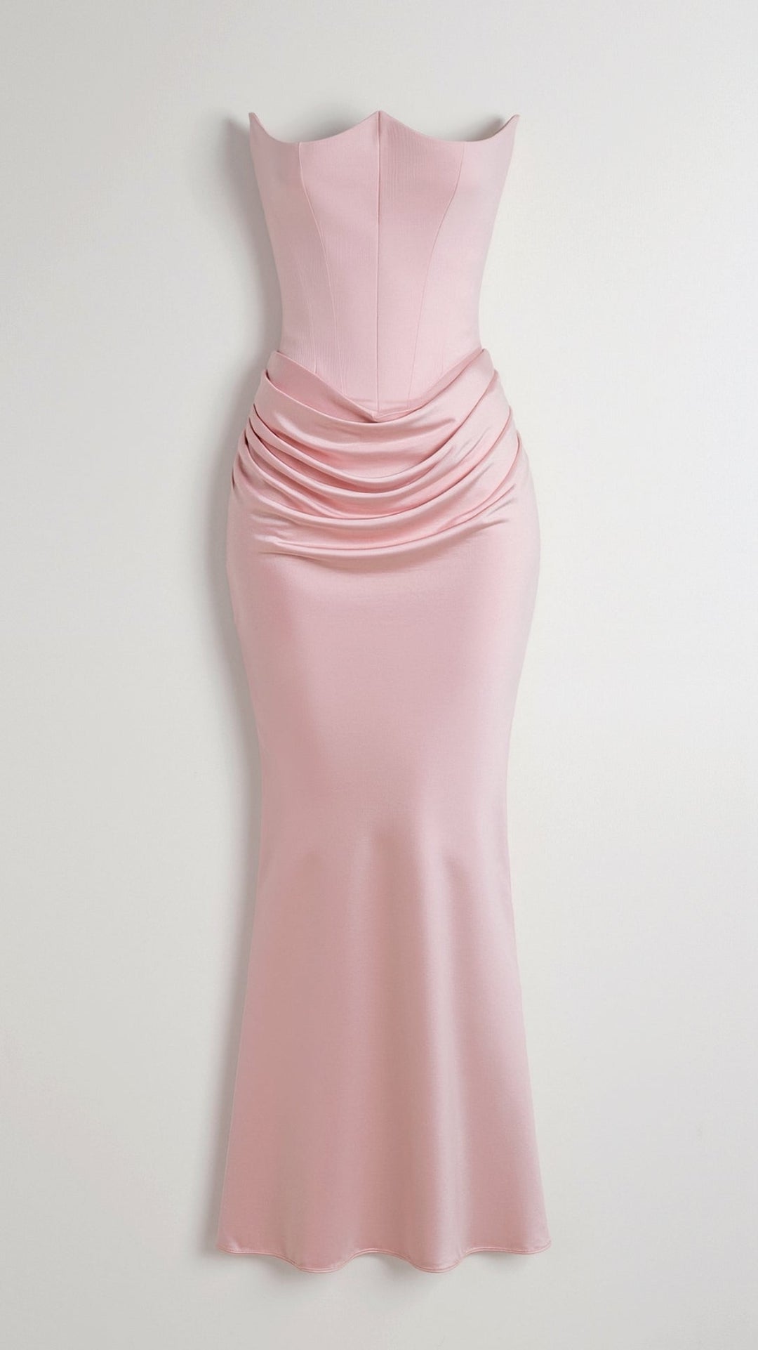 Celine | Women’s Sleek Column Wedding Guest Maxi Dress