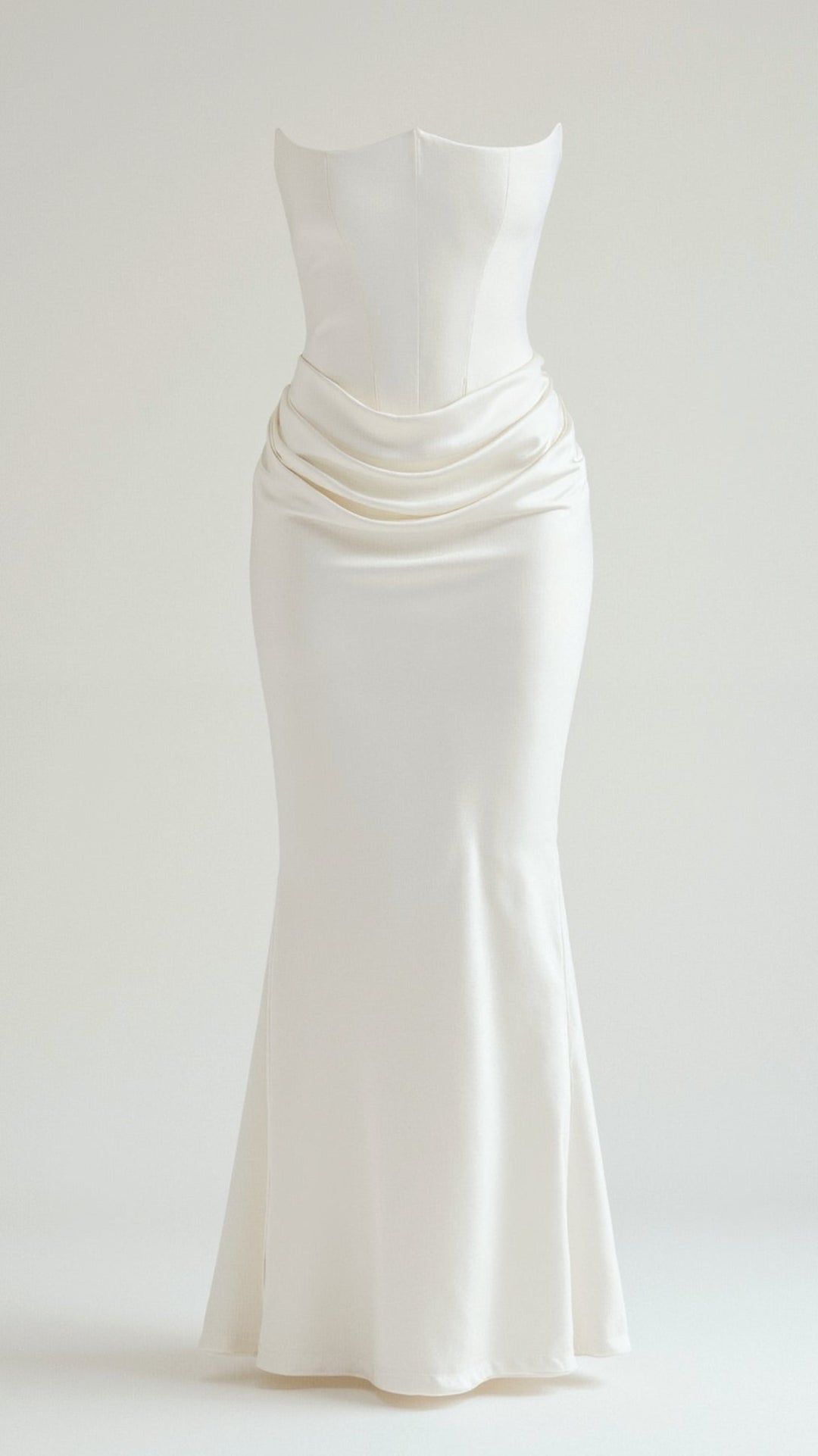 Celine | Women’s Sleek Column Wedding Guest Maxi Dress