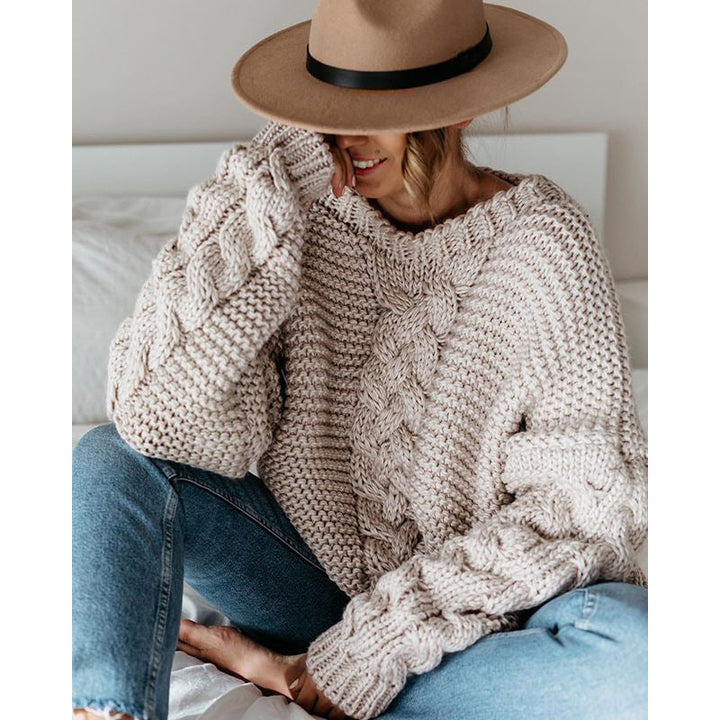 Rhosyn | Chunky Cable-Knit Sweater