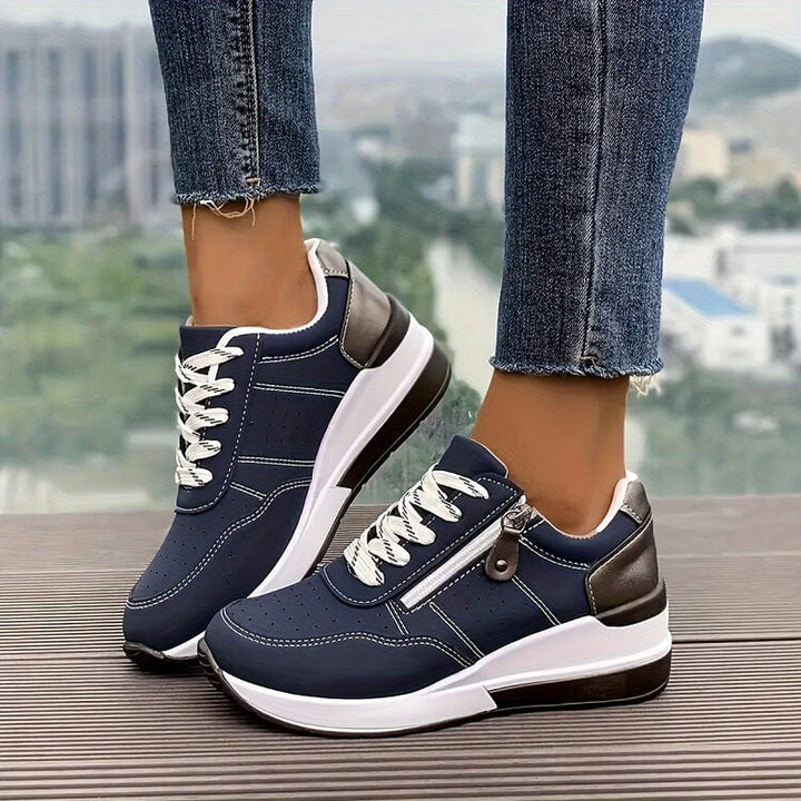 Women’s Orthopedic Walking Sneakers with Side Zipper