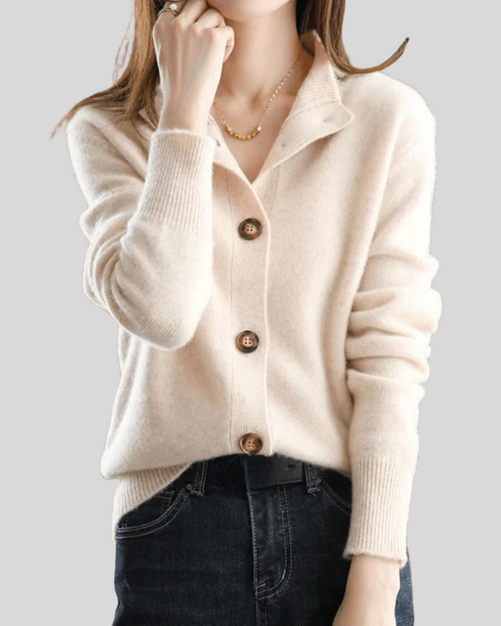 Lysandra | Soft Button-Front Knit Cardigan