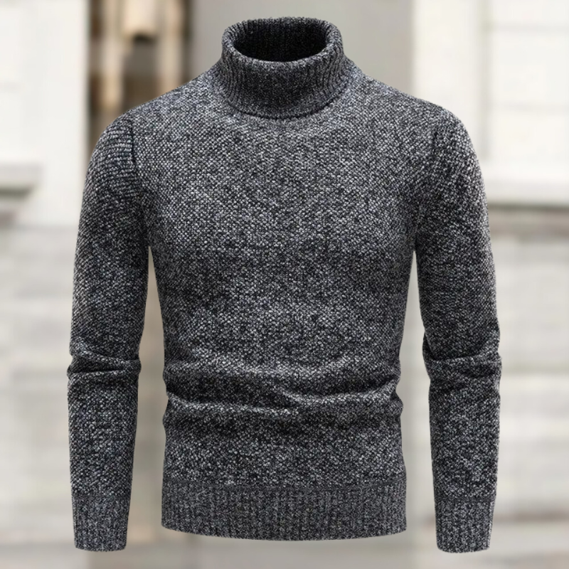 Classic Turtleneck Knit Sweater