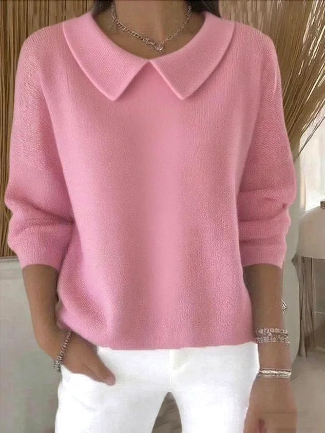 Colette | Elegant Collar Knit Sweater