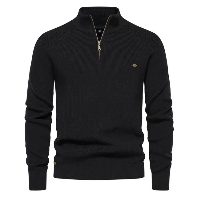 Men’s Half-Zip Knit Sweater