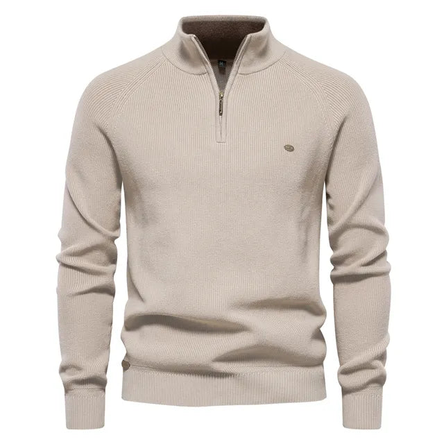 Men’s Half-Zip Knit Sweater