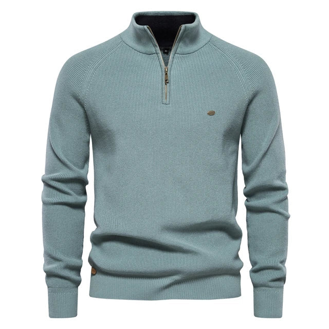 Men’s Half-Zip Knit Sweater