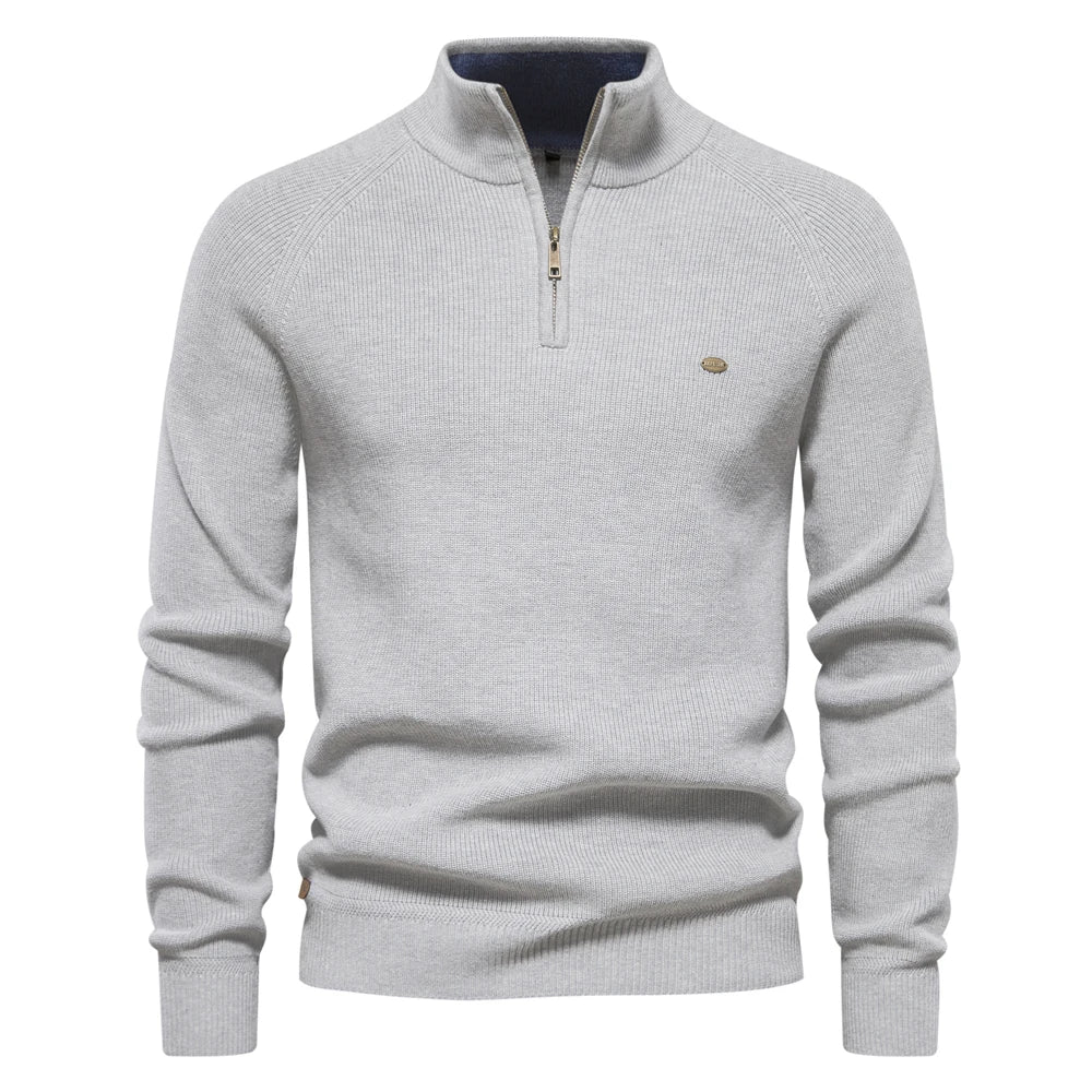 Men’s Half-Zip Knit Sweater