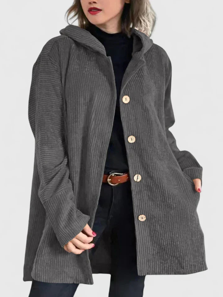 Lunavere | Cozy Textured Women’s Button Jacket