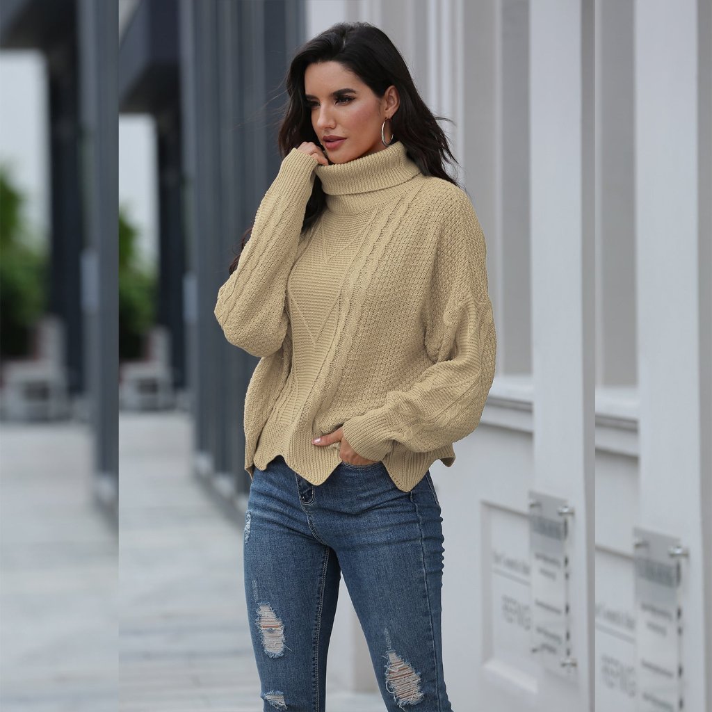Elowara | Cozy Women’s Turtleneck Sweater