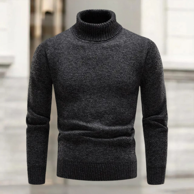 Classic Turtleneck Knit Sweater