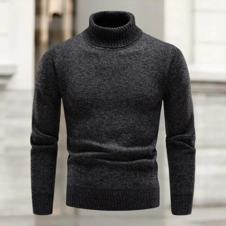 Classic Turtleneck Knit Sweater