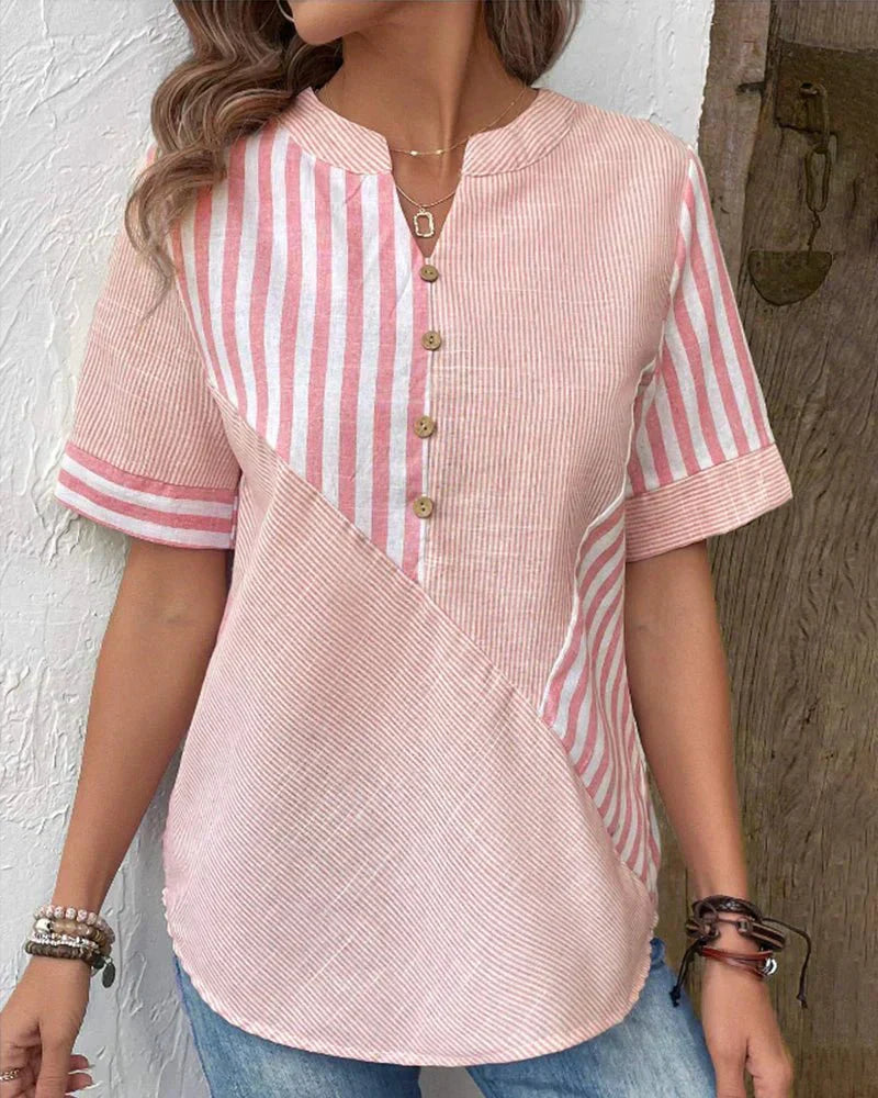 Adlila | Soft Striped Blouse