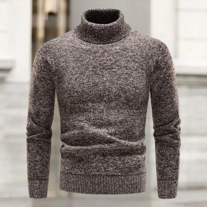 Classic Turtleneck Knit Sweater