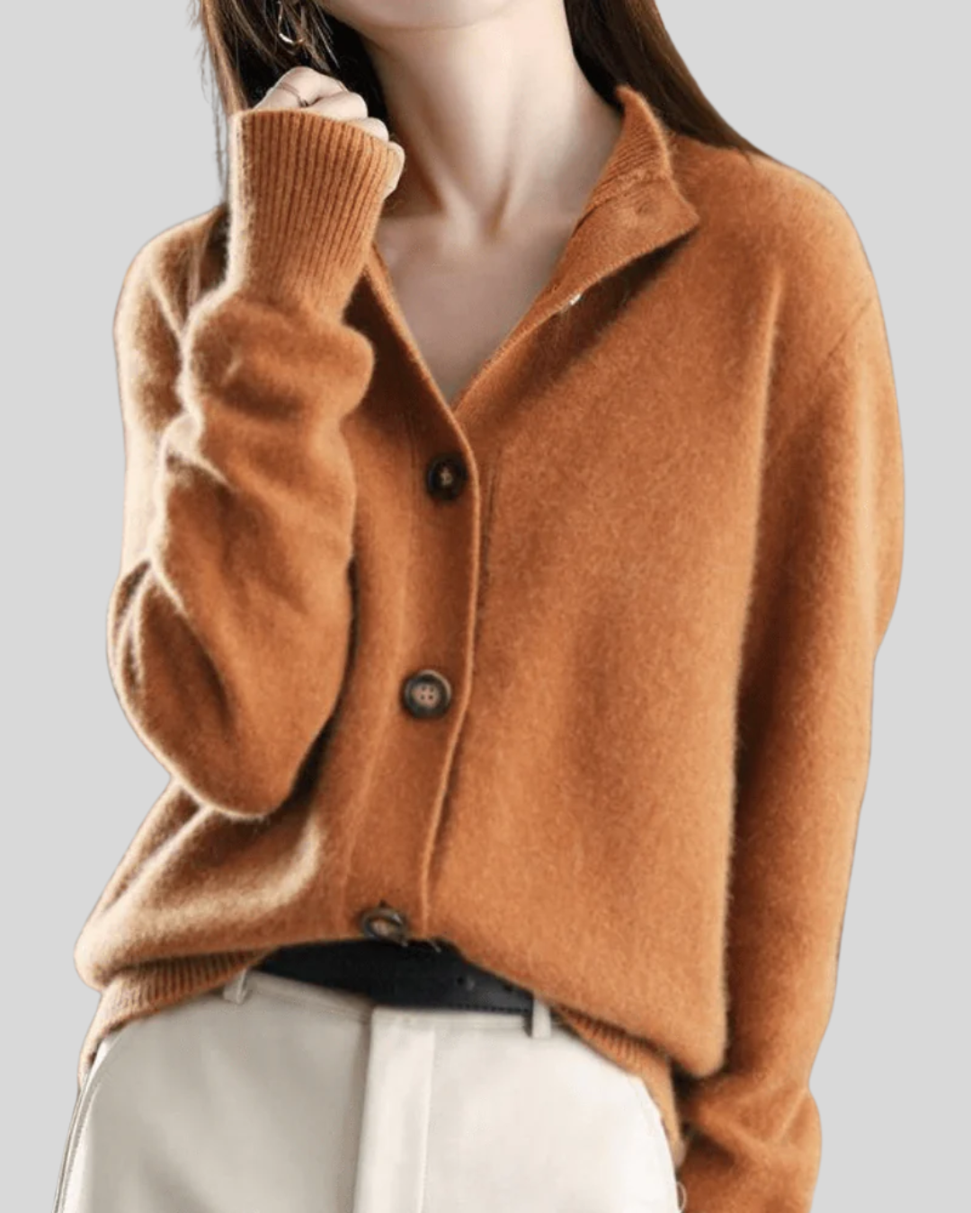Lysandra | Soft Button-Front Knit Cardigan