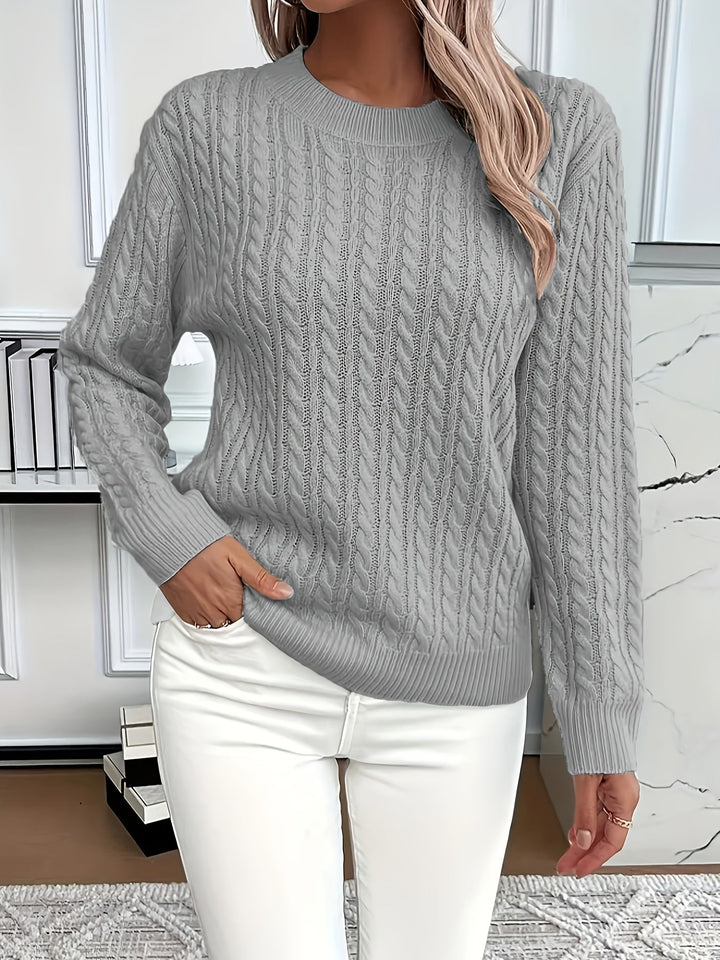 Livia | Classy Cable Knit Sweater