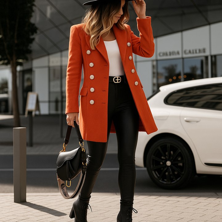 Averie | Elegant Double-Breasted Winter Coat