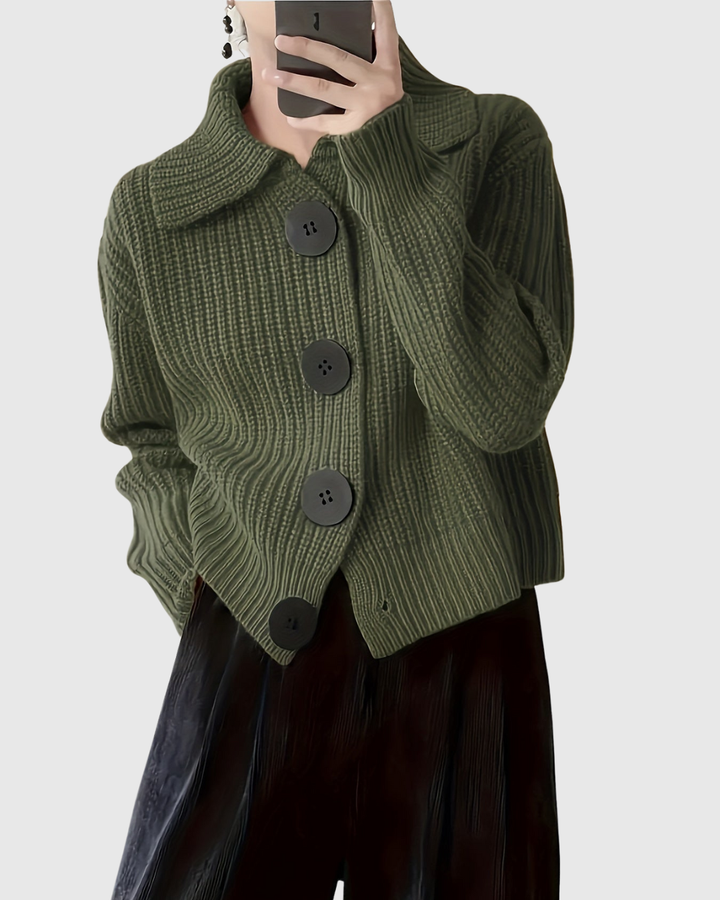 Solynrae | Cozy Button Front Cardigan