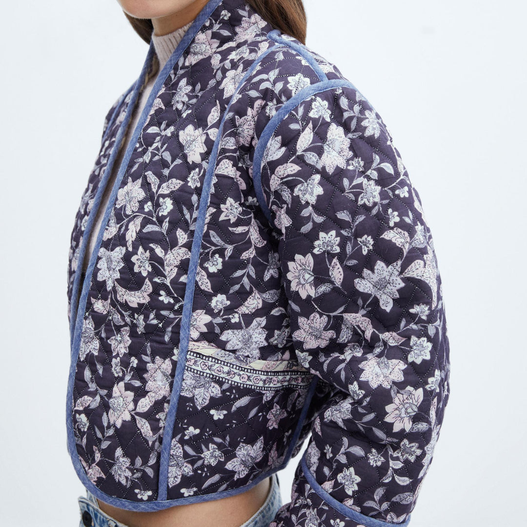 Helena | Women’s Quilted Floral Light Jacket