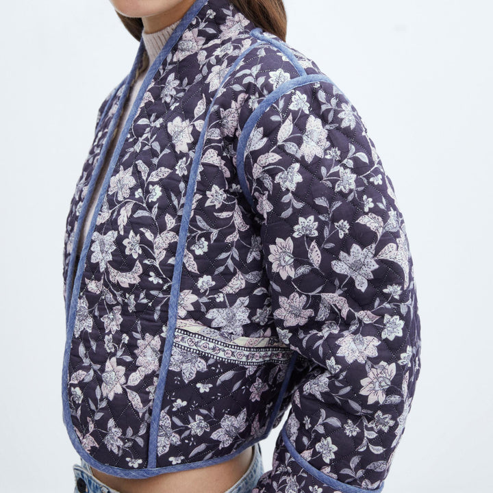 Helena | Women’s Quilted Floral Light Jacket