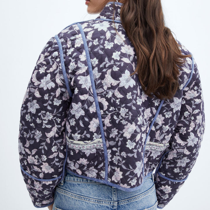 Helena | Women’s Quilted Floral Light Jacket