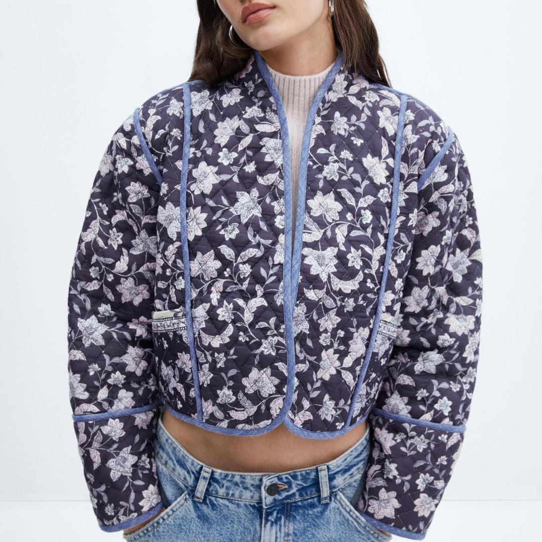 Helena | Women’s Quilted Floral Light Jacket
