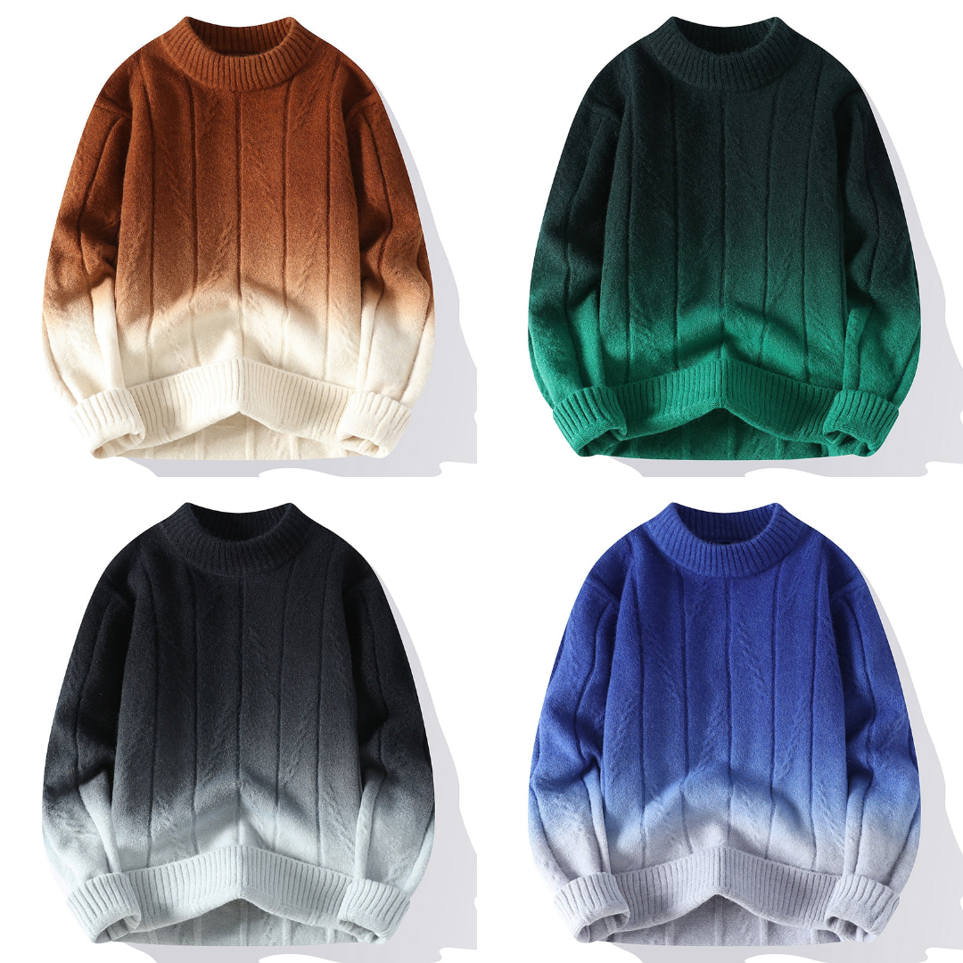 Men’s Gradient Knit Sweater