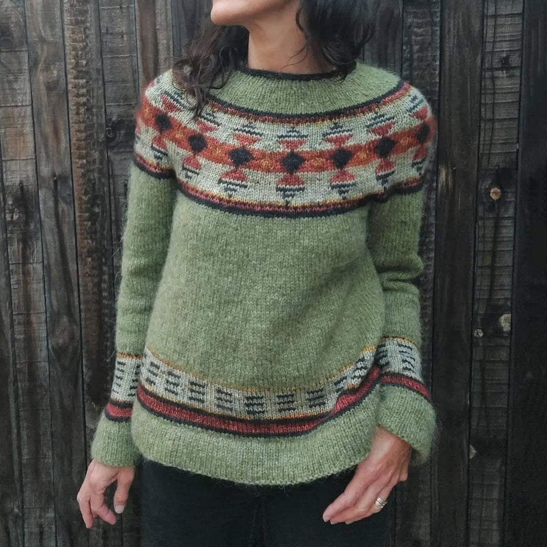 Seraphine | Patterned Women’s Knit Sweater