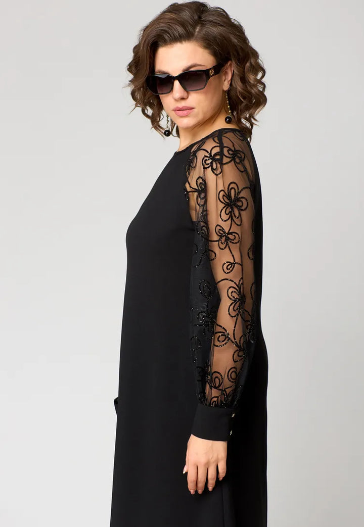 Destiny | Ttendy Lace-Sleeve Dress