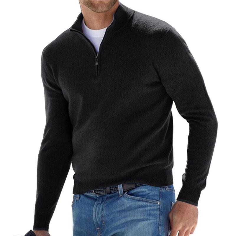 Half-Zip Men’s  Knit Pullover Sweater