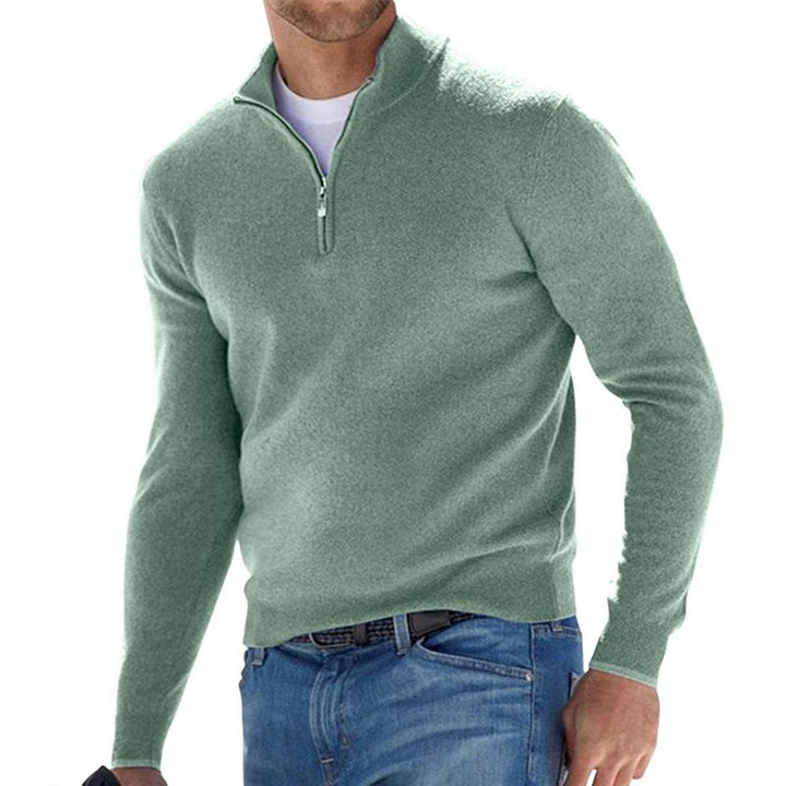 Half-Zip Men’s  Knit Pullover Sweater