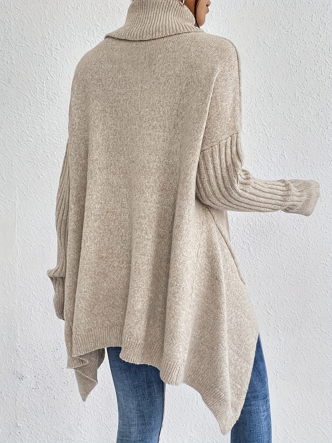 Isolde | Oversized Turtleneck Knit Sweater