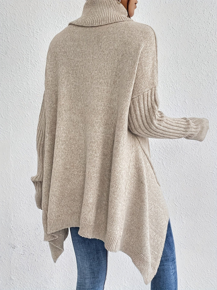 Isolde | Oversized Turtleneck Knit Sweater