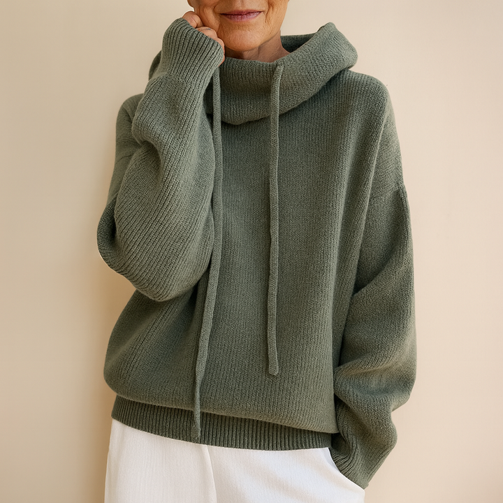Kaia | Cozy Oversized Knit Hoodie