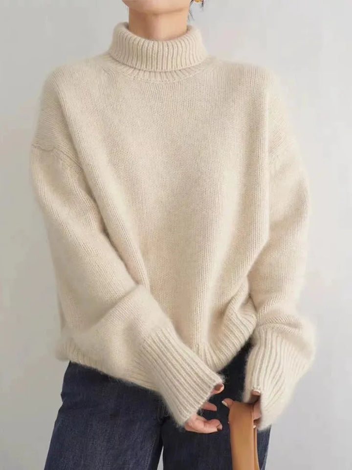 Averie | Minimalist Turtleneck Knit Sweater