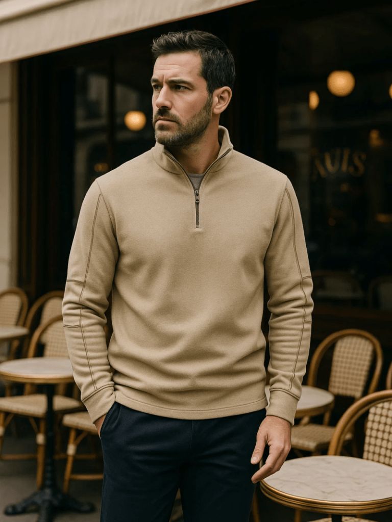 Soft Half-Zip Fleece Pullover