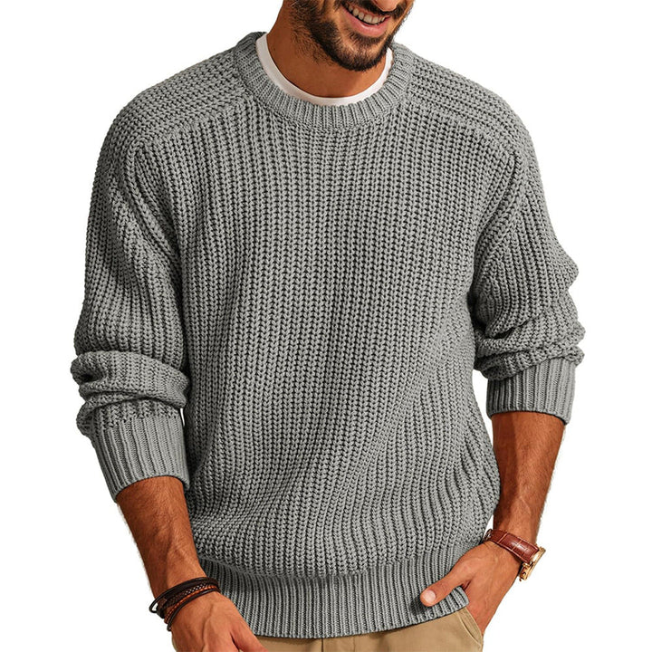 Men’s Chunky Knit Crewneck Sweater