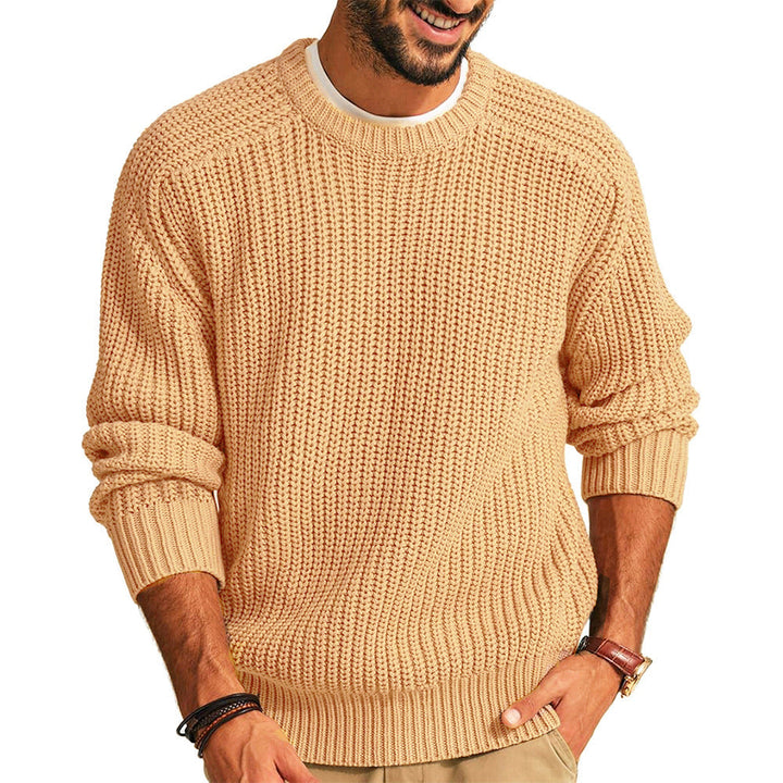 Men’s Chunky Knit Crewneck Sweater