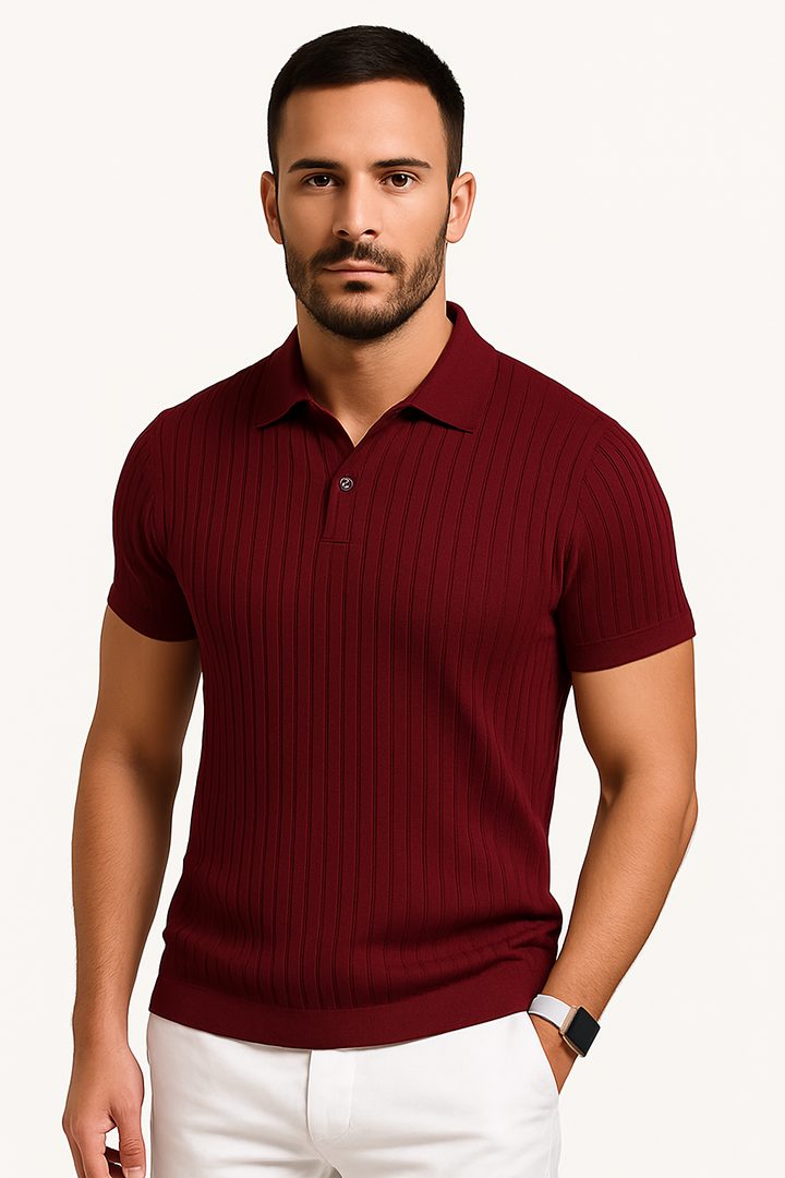 Vaughn | Men’s Muscle-Fit Short-Sleeve Polo