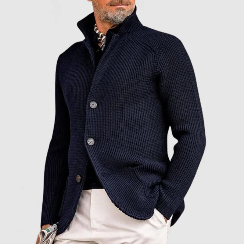 Men’s Button-Up Knit Cardigan