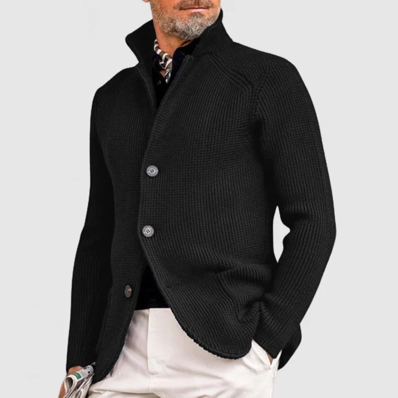 Men’s Button-Up Knit Cardigan