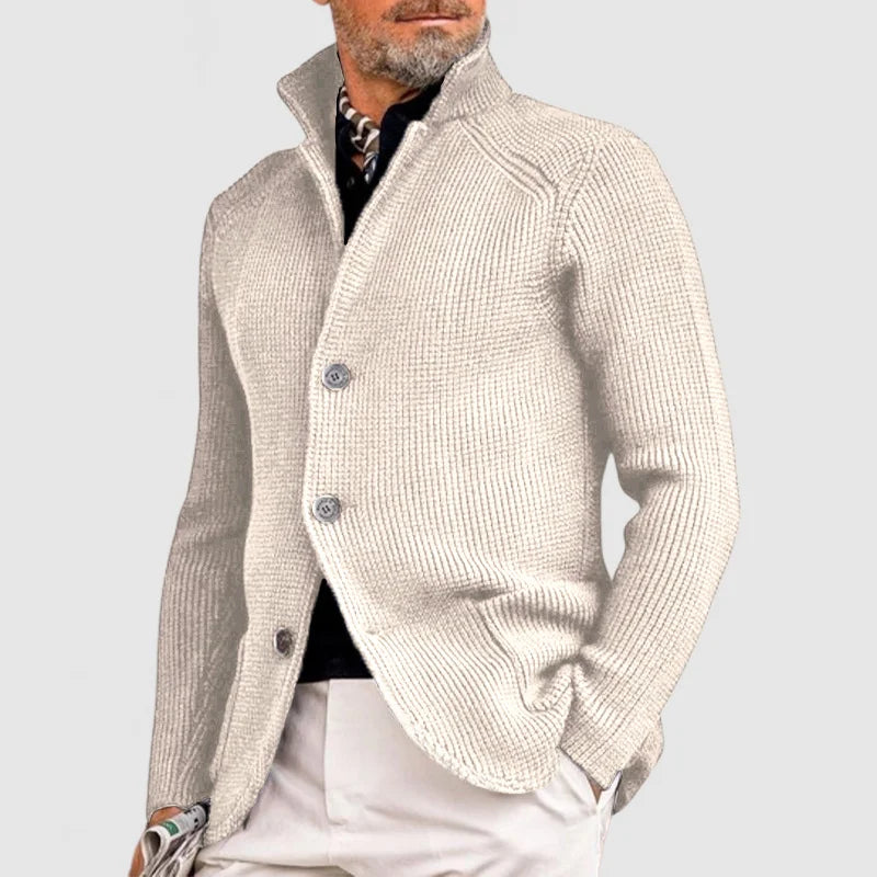 Men’s Button-Up Knit Cardigan