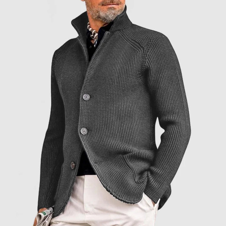 Men’s Button-Up Knit Cardigan