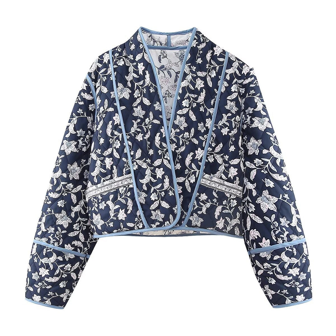 Helena | Women’s Quilted Floral Light Jacket