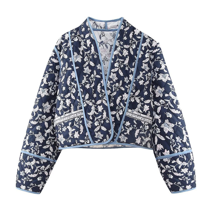 Helena | Women’s Quilted Floral Light Jacket